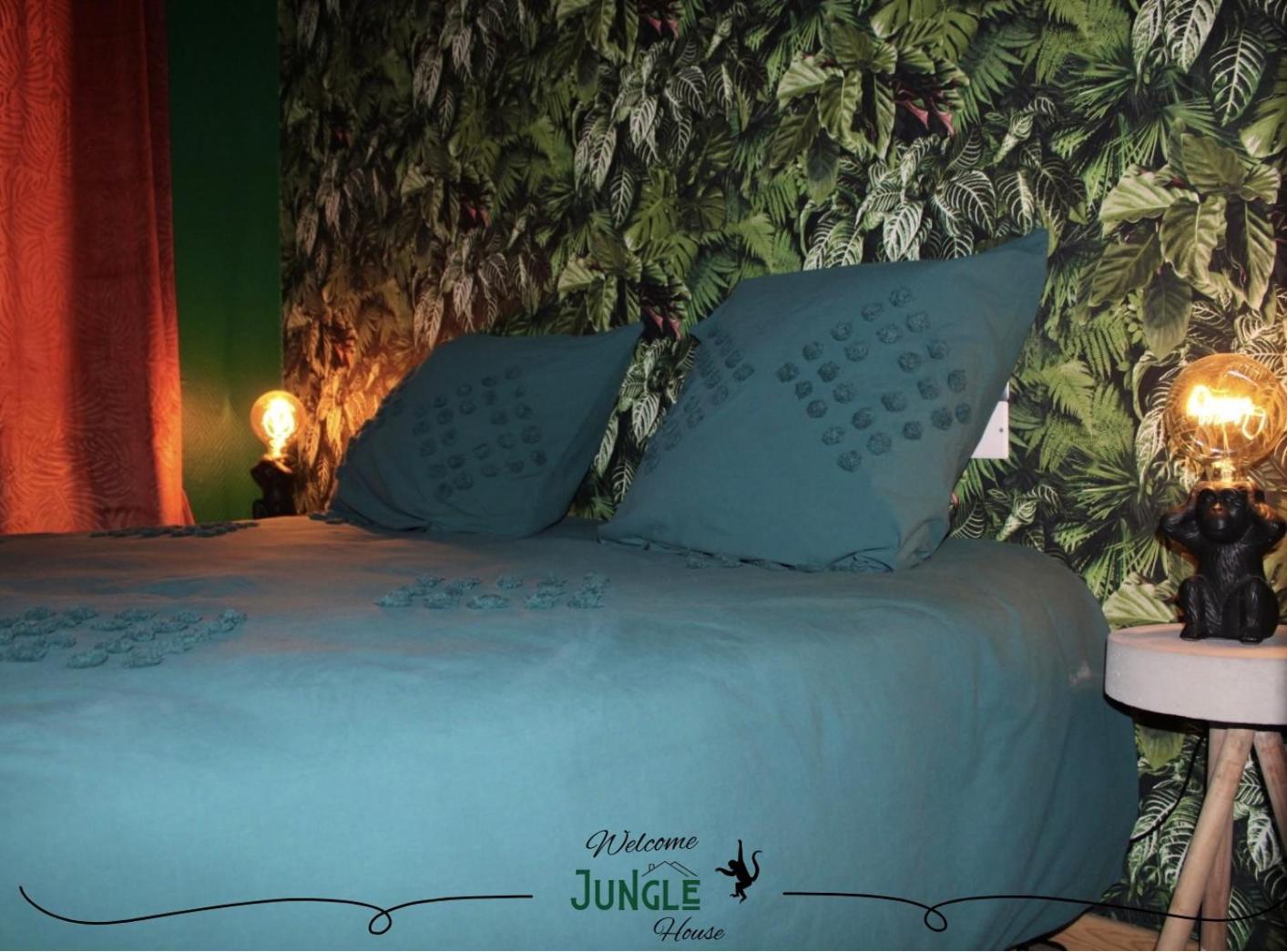 Maison "Jungle House" 90 M2 Billard, Retroprojecteur, Bar A Jeux , Vinyle, Wifi Fibre, Ideal Pro & Famille A Montbrison Exterior foto